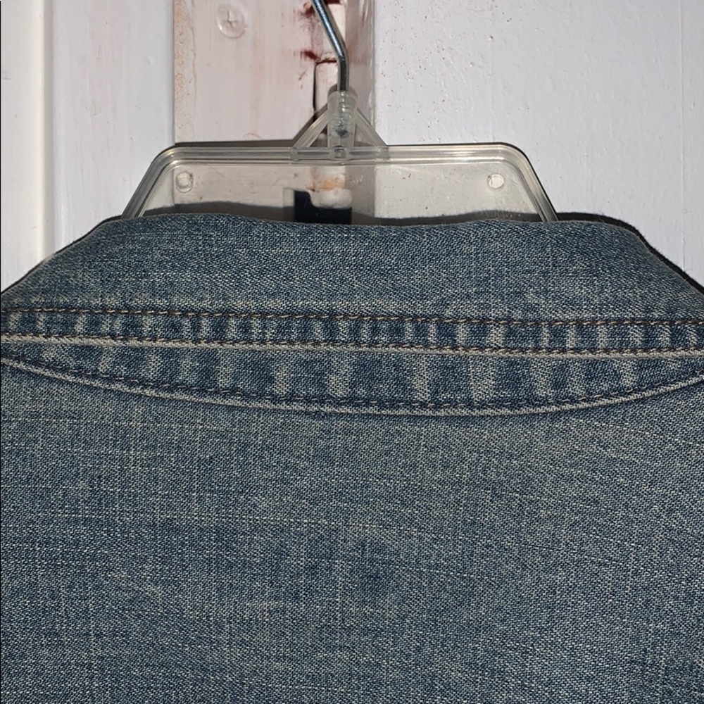 French Cuff Jean Jacket - Picture 9 of 10